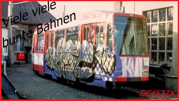 Viele viele bunte Bahnen