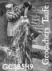 Geocachers Taufe